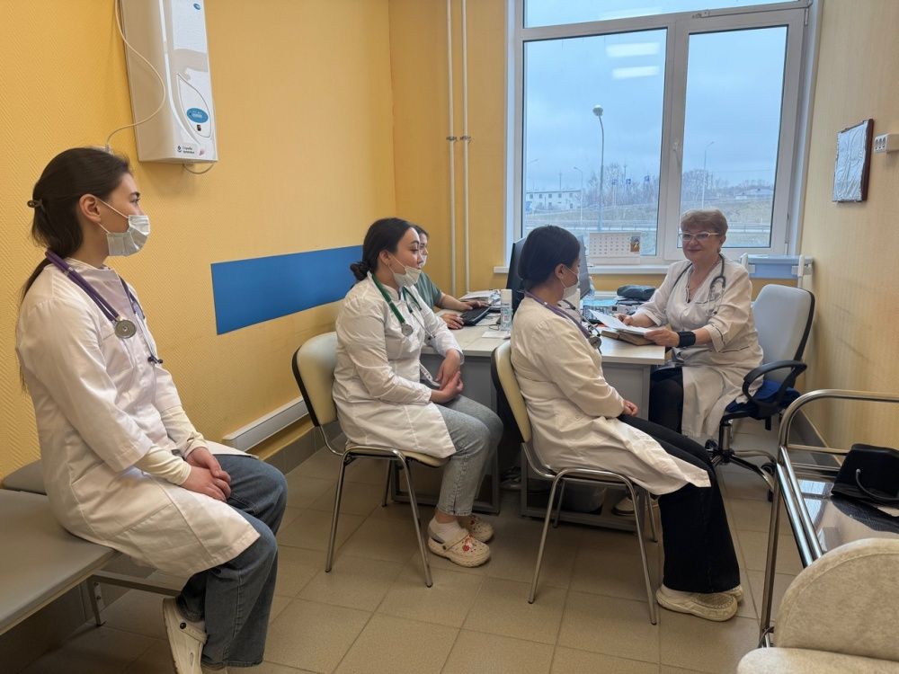 Практика студентов 6 курса Башкирского государственного медицинского университета в нашей детской поликлинике!